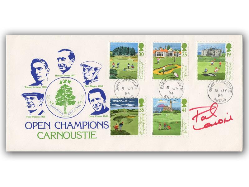 Paul Lawrie signed 1994 Golf cover