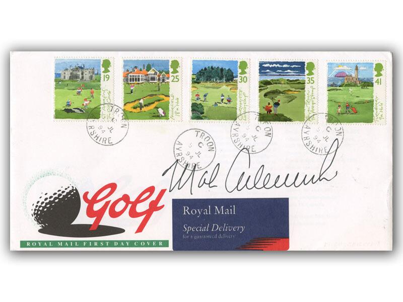 Mark Calcavecchia signed 1994 Golf cover