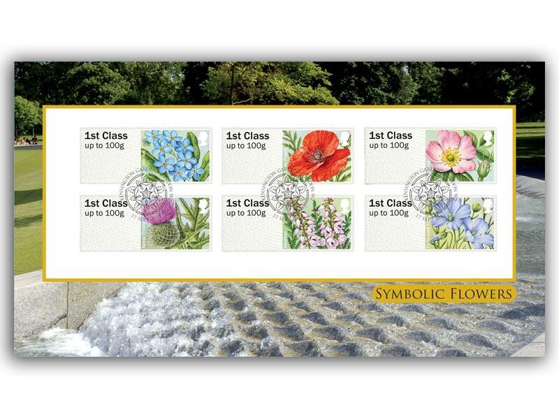 2014 Post & Go  - Symbolic Flowers, Bureau stamps