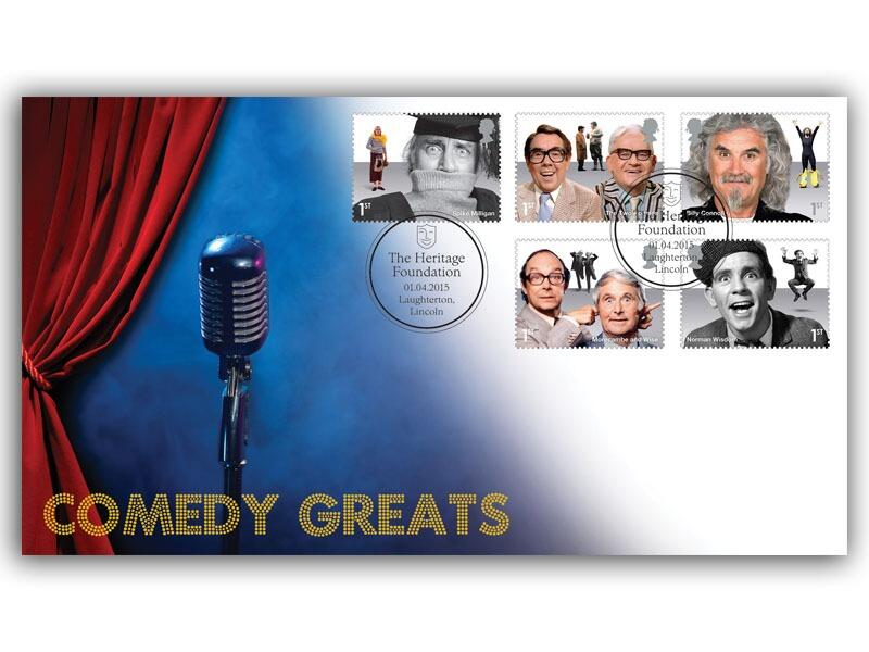 2015 Comedy Greats Stamps Cover