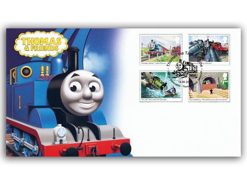 Thomas the Tank Engine Stamps from Miniature Sheet Cover