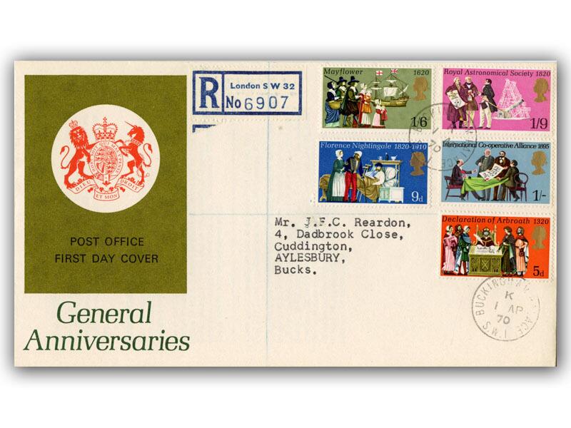 1970 Anniversaries, Buckingham Palace CDS