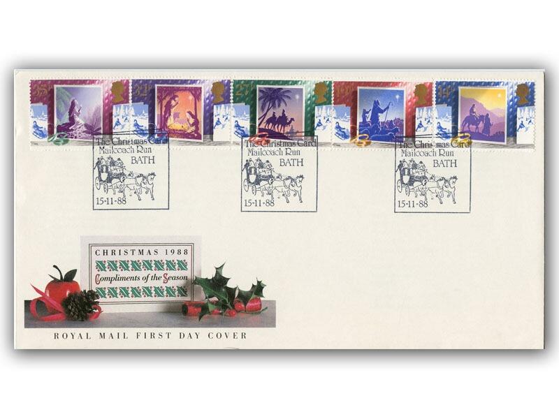 1988 Christmas First Day Cover