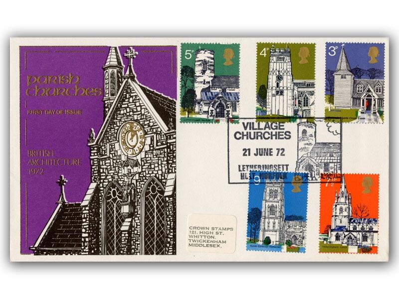 1972 Churches, Letheringsett postmark