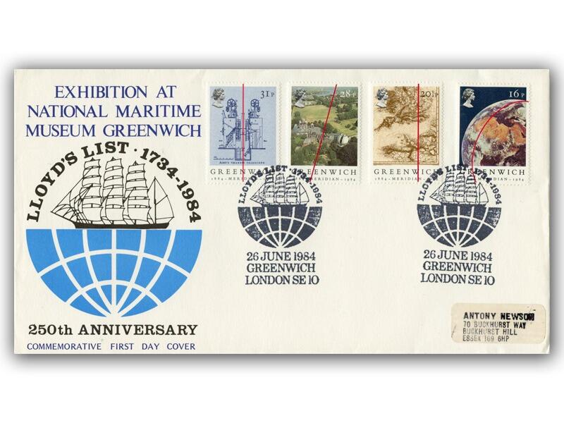1984 Greenwich, Lloyds of London official