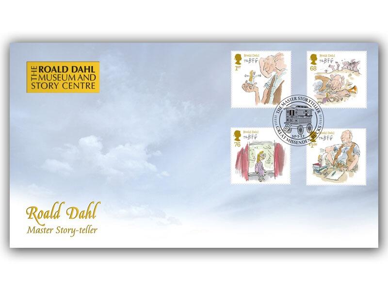 Roald Dahl Museum Stamps from Miniature Sheet Cover