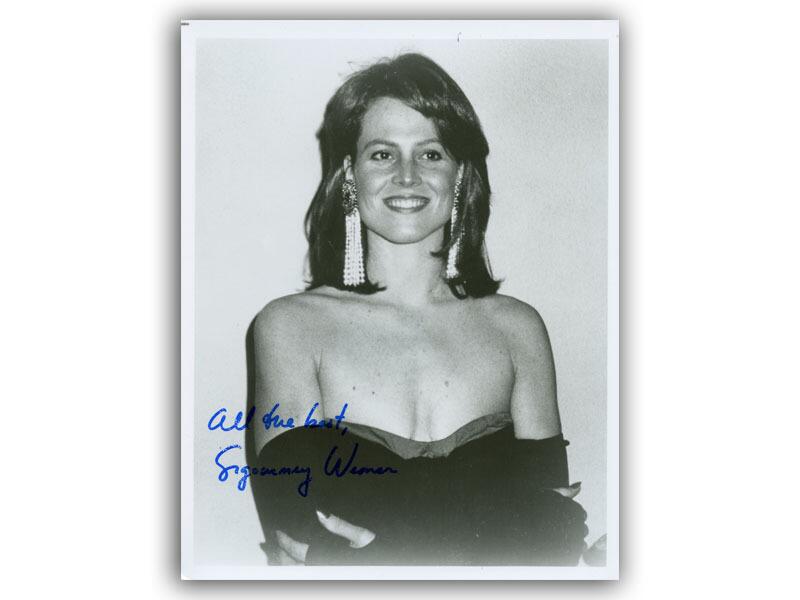 Sigourney Weaver signed photo