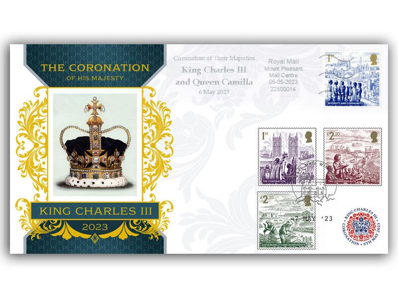 King Charles III Coronation Slogan postmark