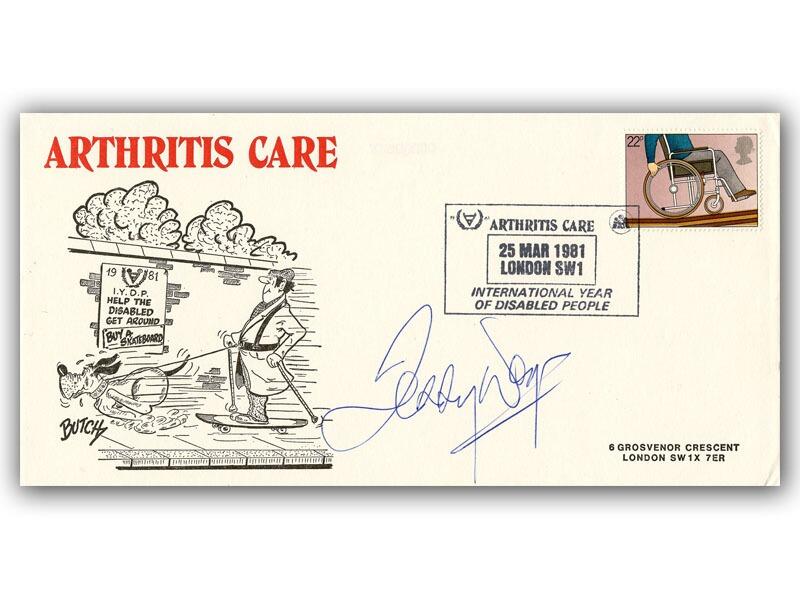 Terry Wogan signed 1981 Disabled cover