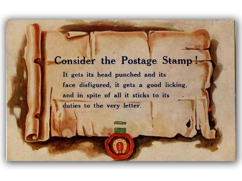 Consider the Postage Stamp postcard