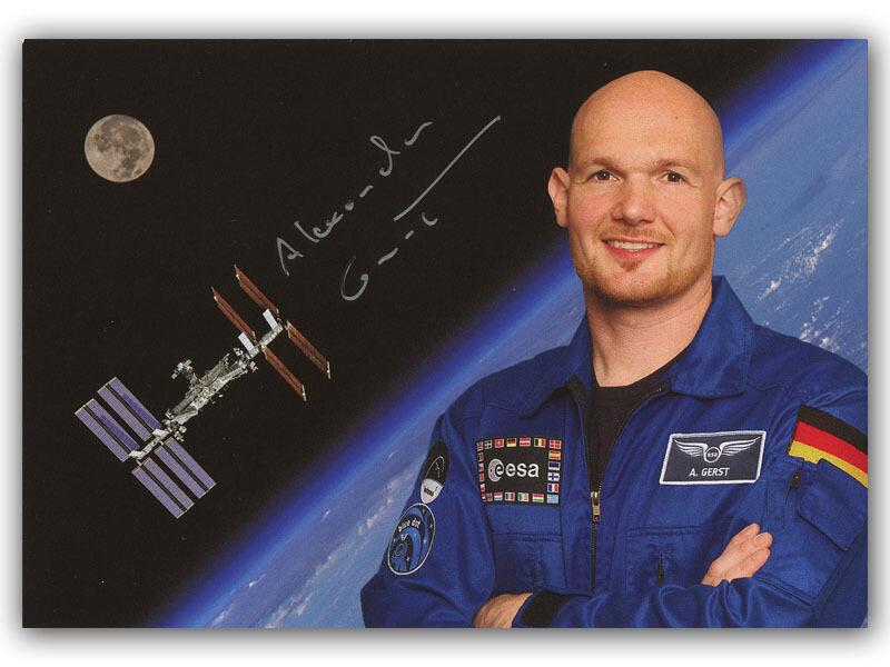 Alexander Gerst signed photo