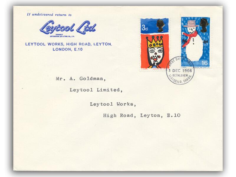 1966 Christmas, ordinary, Bethlehem FDI, Leytool Ltd cover