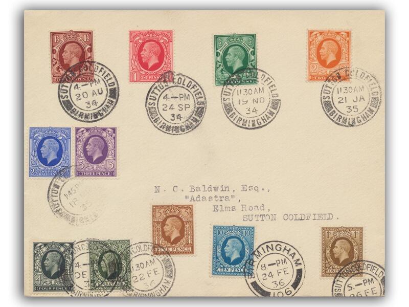 1934-36 Photogravure Definitives Full Set