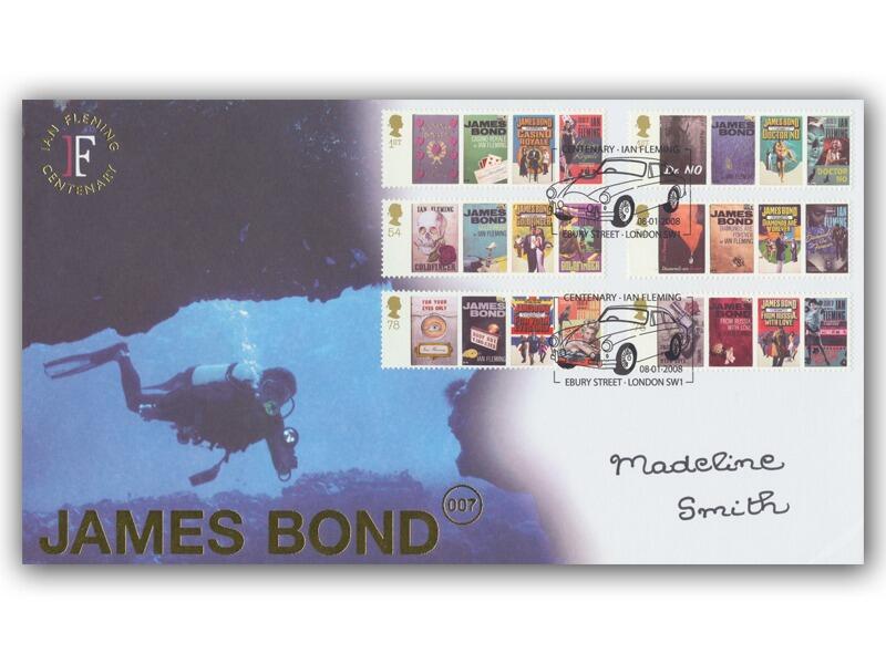 James Bond 2008, signed Madeline Smith