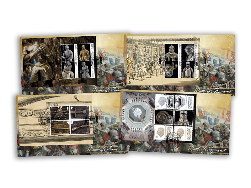Royal Armouries: PSB Collection of Four, Buckingham postmarks
