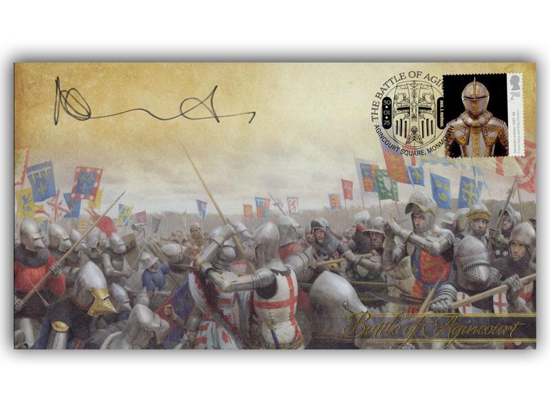 Royal Armouries single stamp, signed Nat Edwards 'Master of the Armouries'