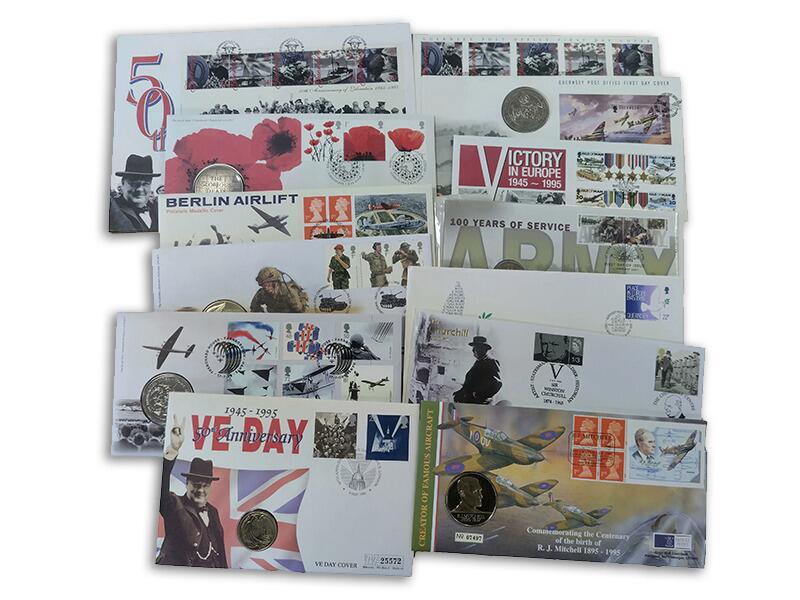Military Coin Cover Collection