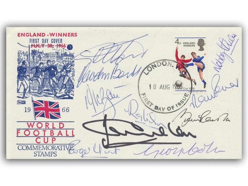 1966 England World Cup Team Autographs