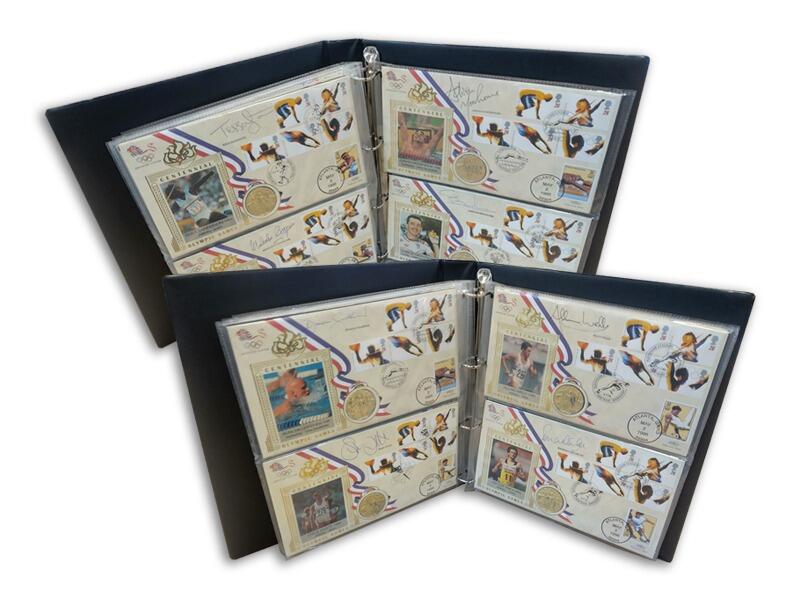 1996 Olympics, Team GB Signed Coin Covers