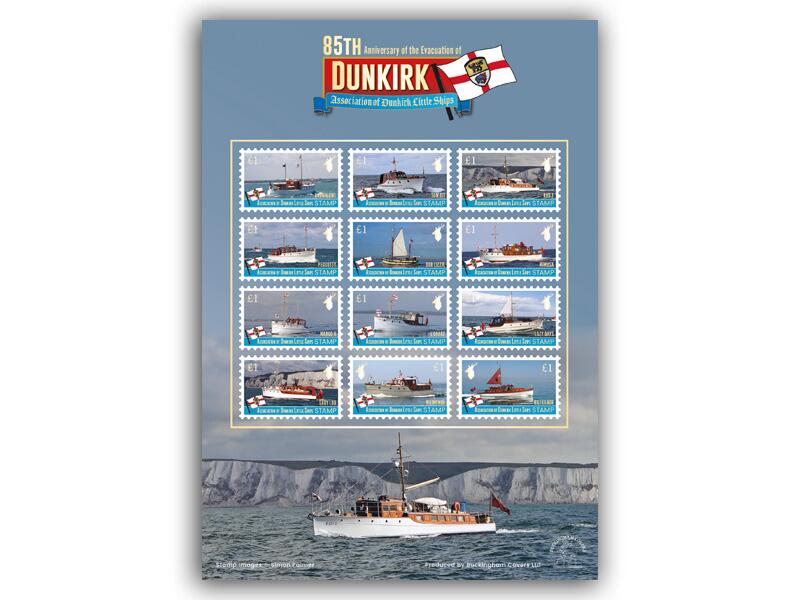 Evacuation of Dunkirk - Dunkirk Little Ships Association A5 Collector's Sheet
