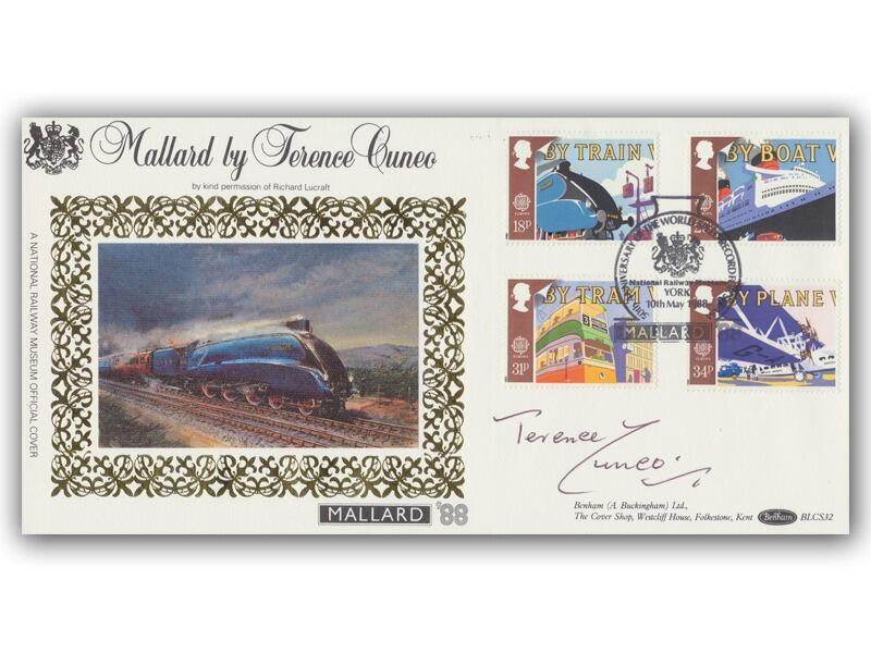 Terence Cuneo signed 1988 Transport, The Mallard
