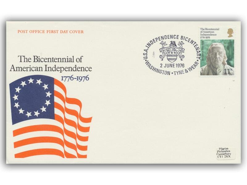 1976 USA Bicentenary, Washington postmark