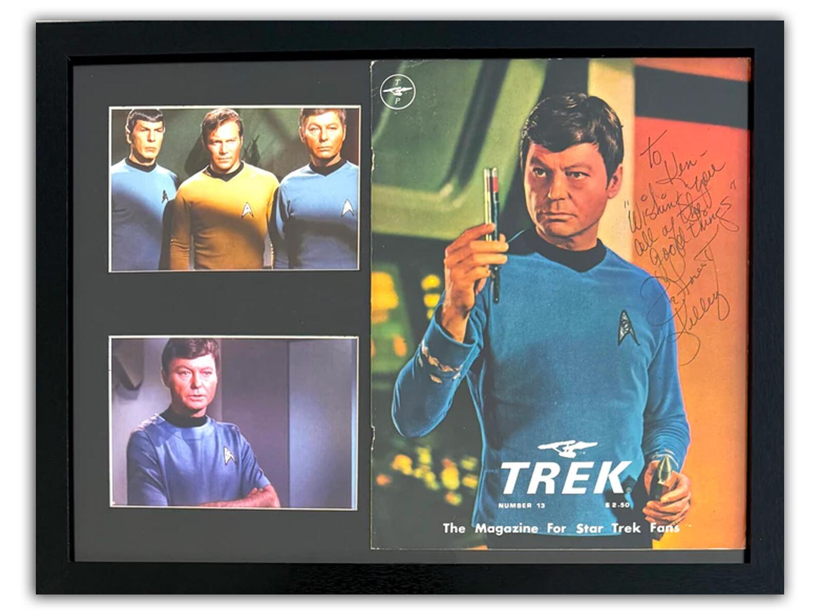 Deforest Kelley Autographs | Framed Collectible