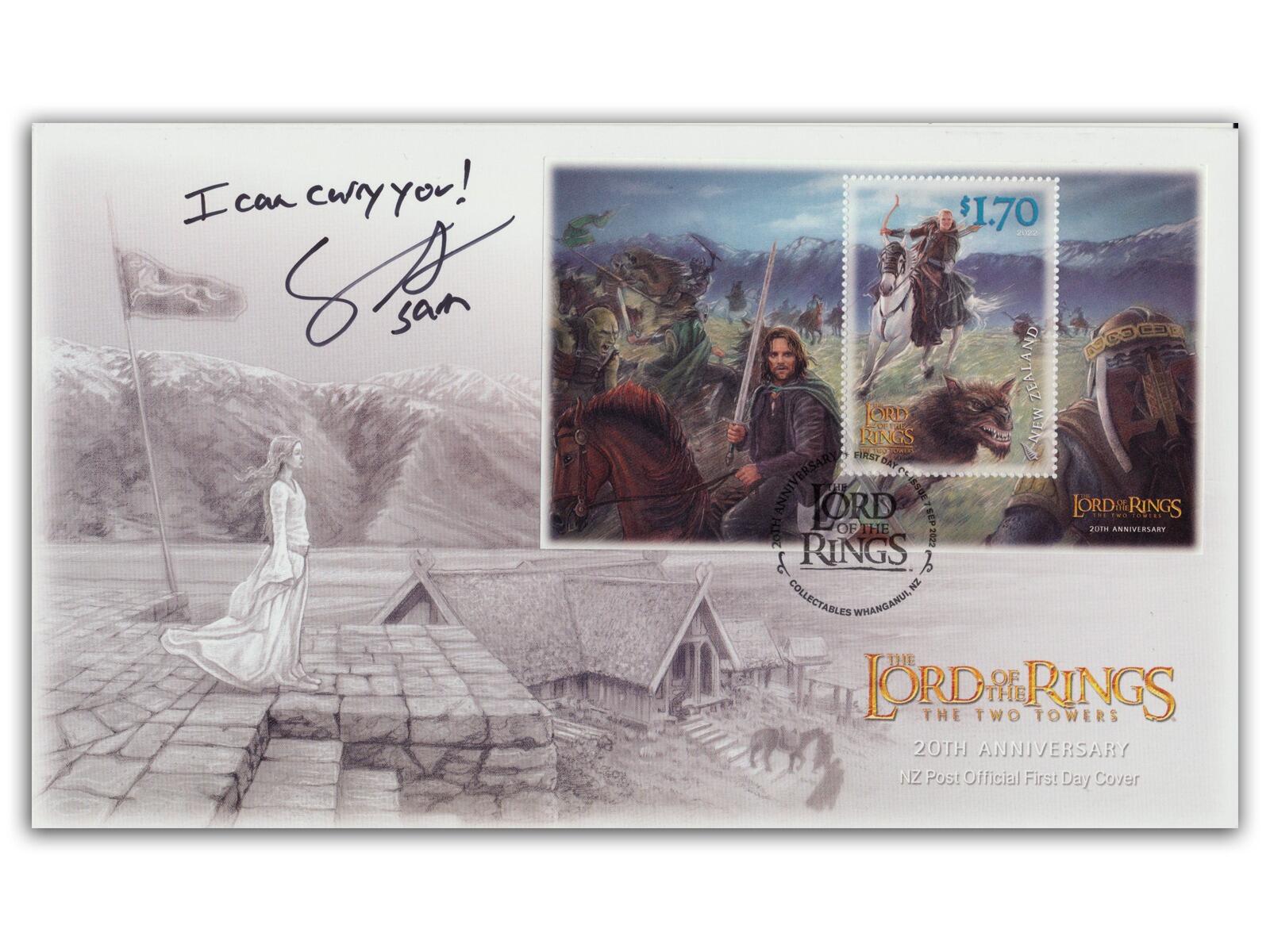 Lord of the Rings | 'Two Towers' Legolas $1.70 signed Sean Astin