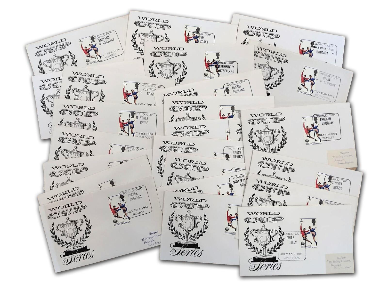 1966 World Cup Collection - Match Day Covers
