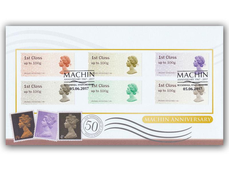 Post & Go - 50th Anniversary of the Machin Definitive Machine Stamps