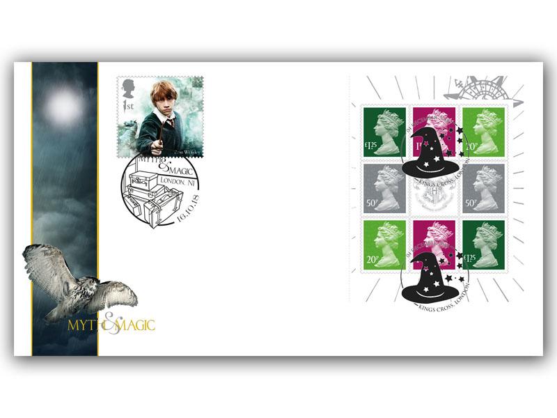 Harry Potter Owl Design PSB Pane Double Postmark