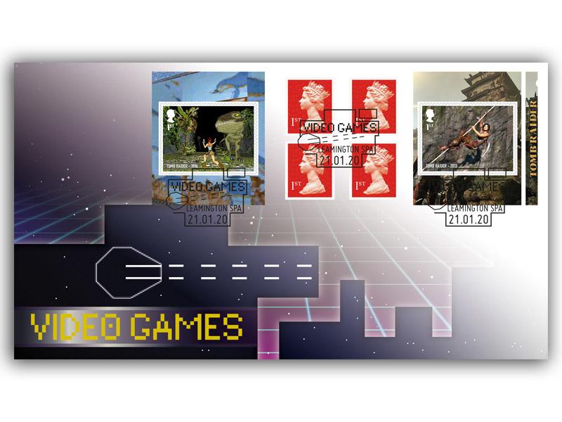 Video Games Retail Stamp Booklet Cover