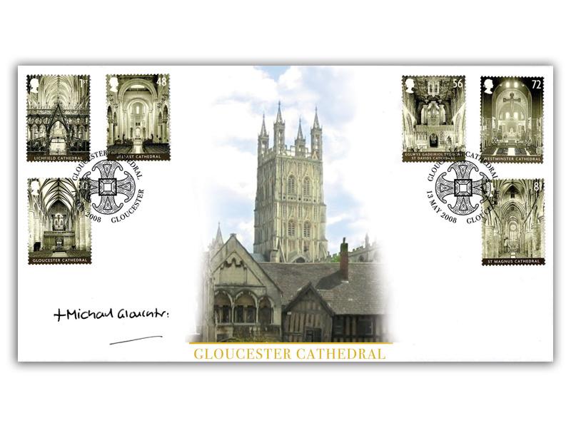 Gloucester Cathedral, signed Bishop of Gloucester