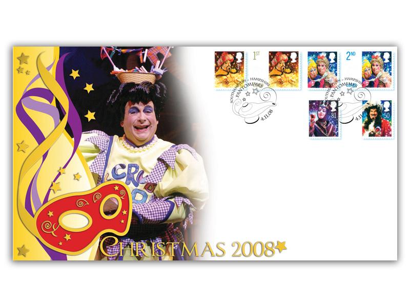 Christmas 2008 Pantomime Stamps Cover