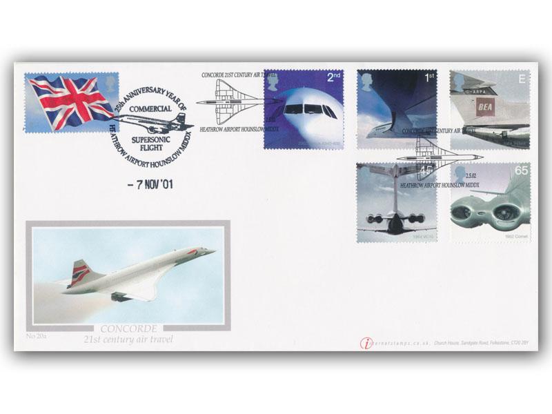 Aircraft - Concorde, stamps from Miniature Sheet, doubled