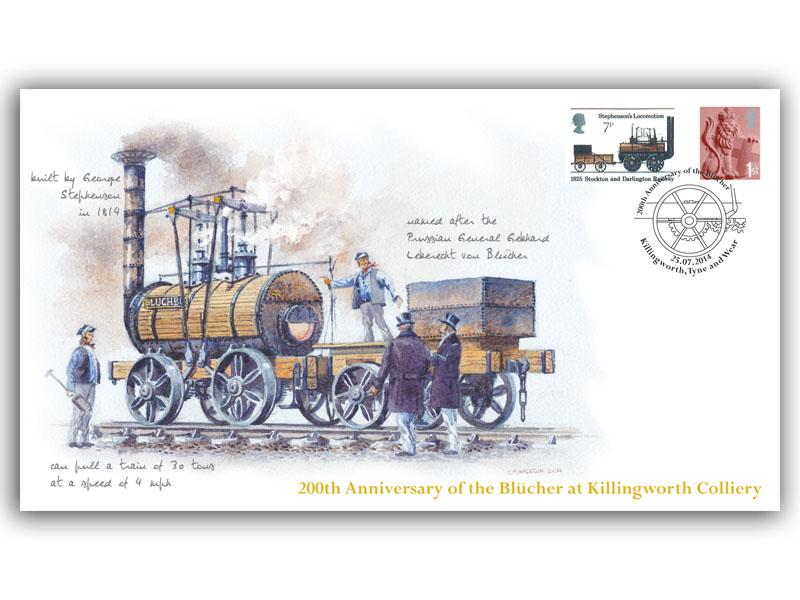 Bicentenary of George Stephenson's First Locomotive 'Blücher' at Killingworth Colliery