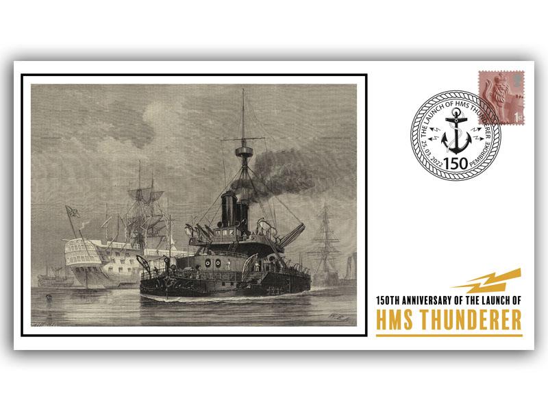 150th Anniversary of the Launch of HMS Thunderer