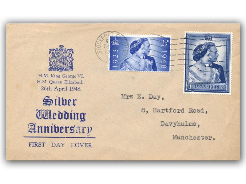 1948 Silver Wedding, Stockport Cheshire CDS