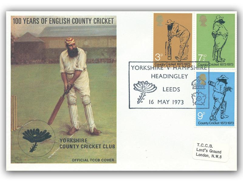 1973 Cricket, Headingly, TCCB cover