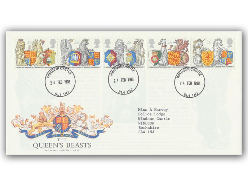 1998 Queen's Beasts, Windsor Castle CDS