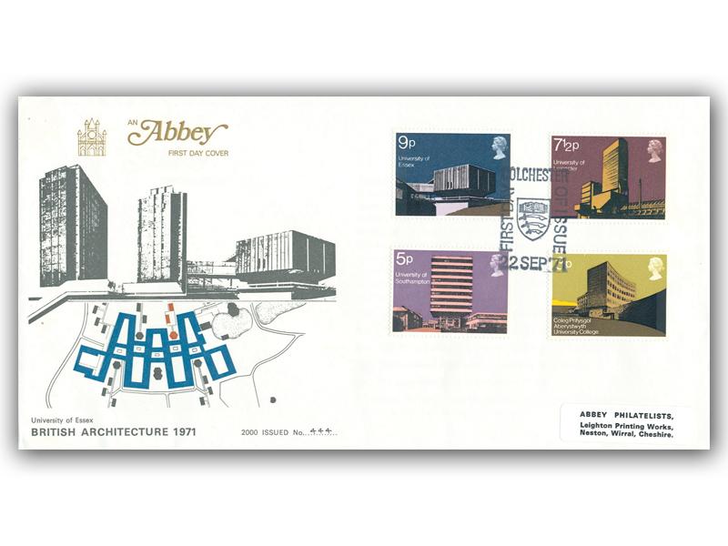 1971 Universites, Colchester postmark