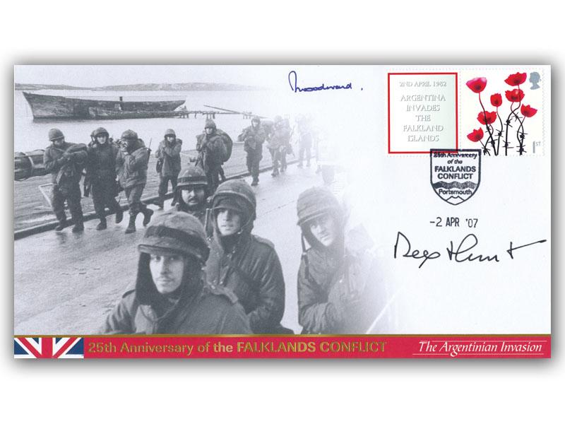 2007 Falklands Conflict - The Invasion,  signed by Rex Hunt & John Woodward