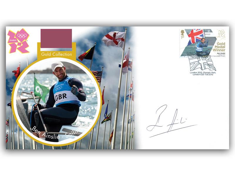 Ben Ainslie Wins Gold for Team GB, 2012 Olympics, Signed