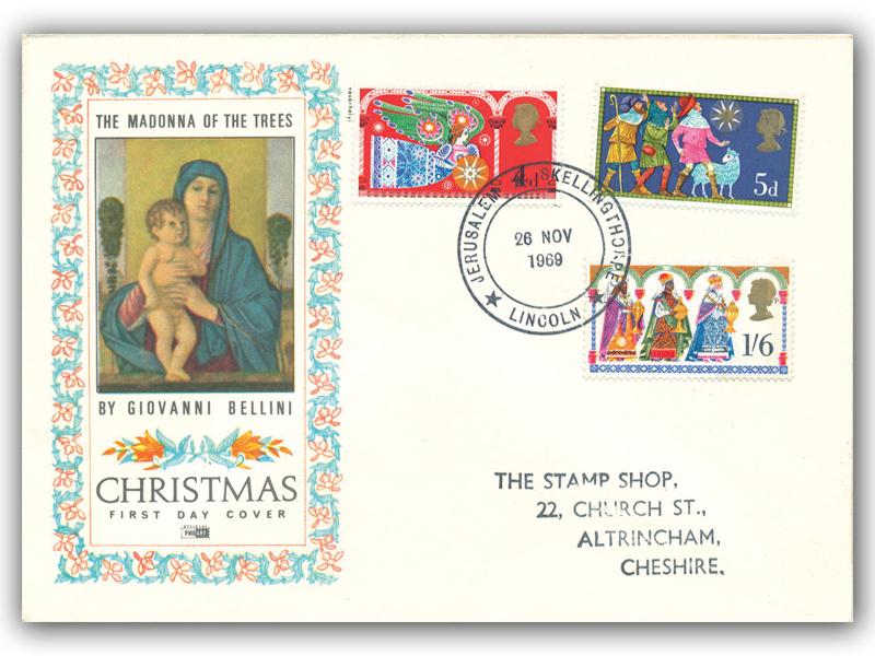 1969 Christmas, Jerusalem postmark