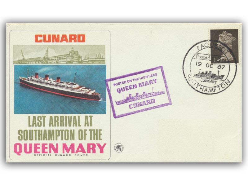 1967 RMS Queen Mary Last Arrival at Southampton