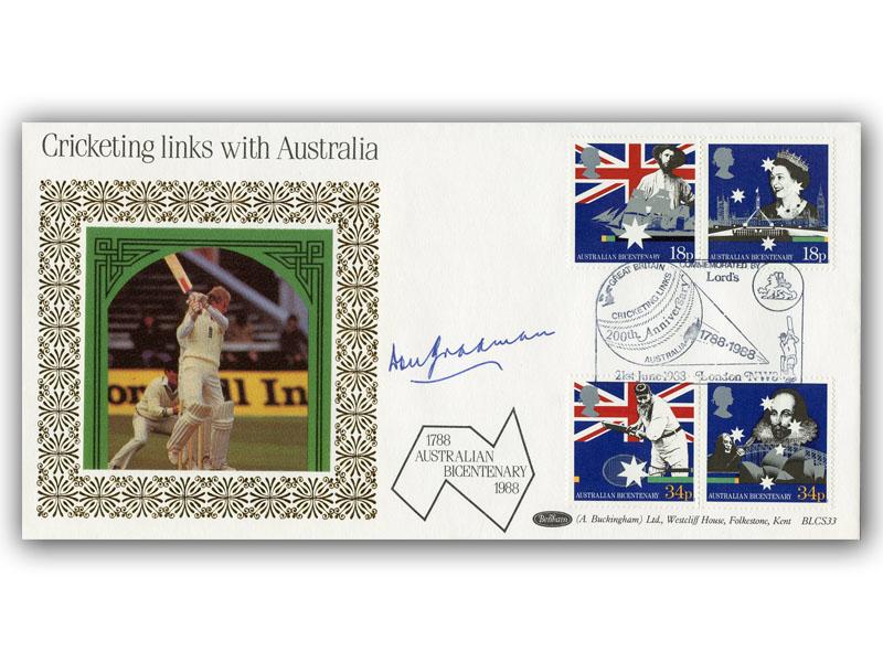 Don Bradman signed 1988 Australian Bicentenary cover