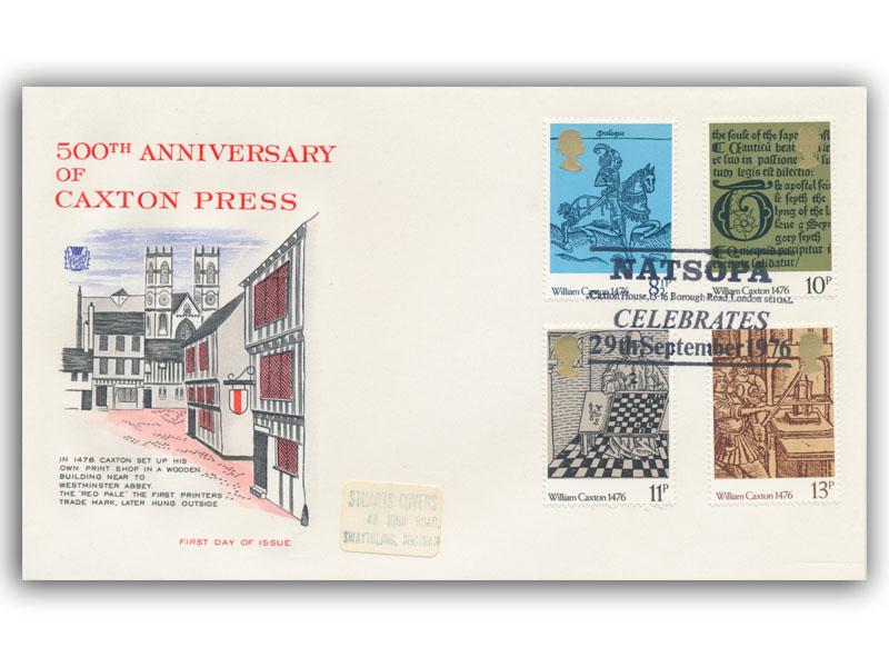 1976 William Caxton, NATSOPA postmark