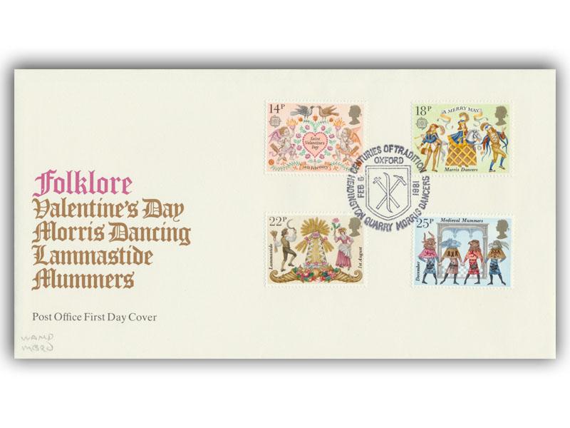 1981 Folklore First Day Cover