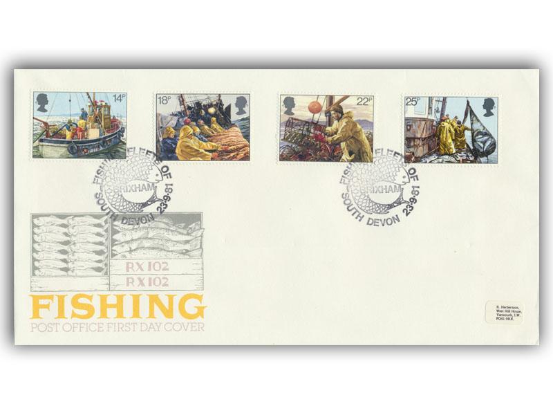 1981 Fishing First Day Cover