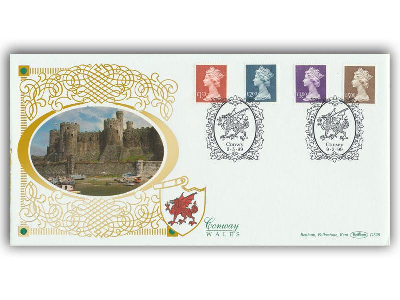 1999 High Values, Conwy postmark